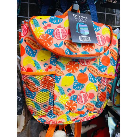 Polar Pack Backpack Cooler Fruit Design - Picture 1 of 4